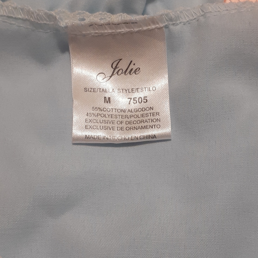Jolie Nightgown Blue Size M EUC - Picture 7 of 8